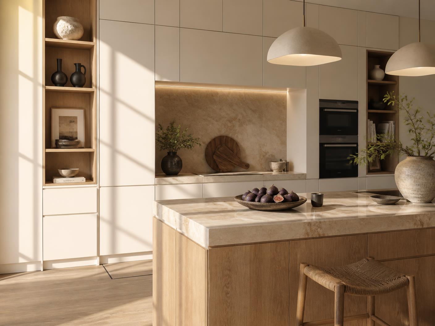 Warm Ivory Kitchen