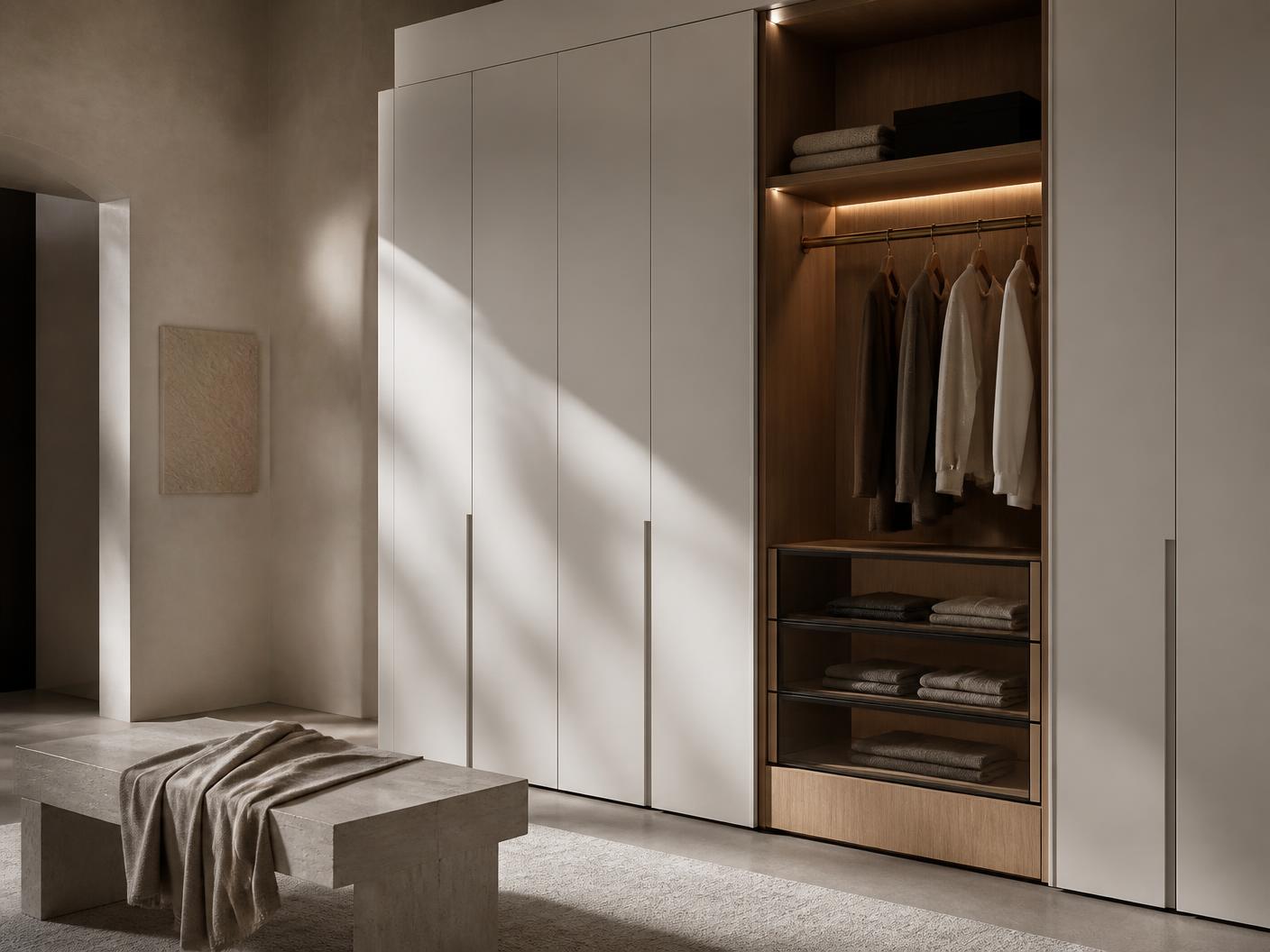 Soft White Wardrobe